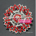 chrysanthemum unique floral crystal brooch